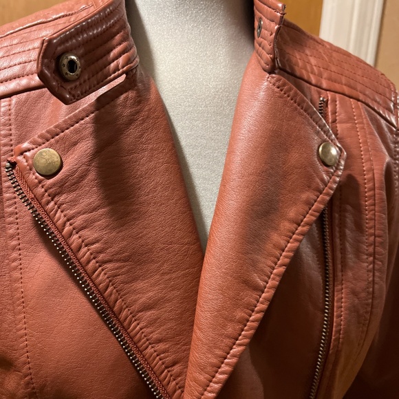 Anthropology Faux Leather Moto Jacket -NWOT - Picture 3 of 13